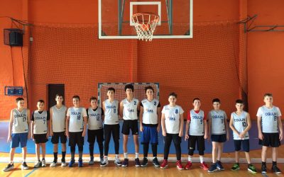 Dječaci U13 u akciji nedjeljom dopodne.