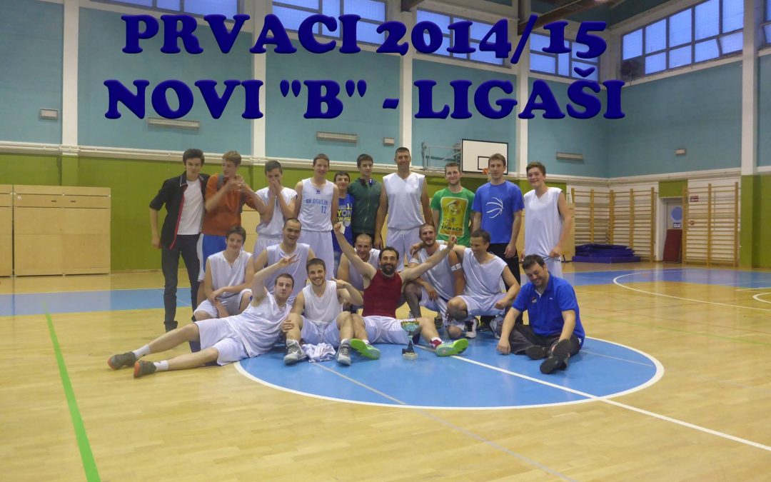 Košarkaši Ogulina su novi B ligaš i prvaci u sezoni 2014/15, 2 kola prije kraja
