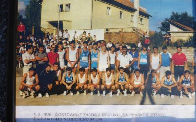 Na današnji dan prije trideset godina košarkaški klub Ogulin odigrao je utamicu